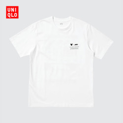 优衣库 Disney x F1® UT/短袖T恤男装女装印花T恤489150 00 白色 2XL