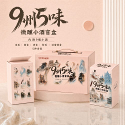 京东超市 9州5味微醺小酒盲盒 1.05L 浓酱清特香兼香型白酒