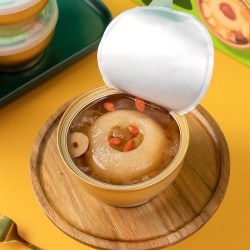 林家铺子 食捕头烤梨鲜炖梨整颗水果罐头年货礼盒送礼245g4罐