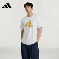 adidas ADICTB-WG 透气圆领 白色 2XL 运动T恤