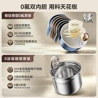88VIP：美的 有钛0氟 100Kpa电压力锅 MY-C5851G  钛钢灰
