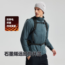 诺诗兰 追峰金标P棉 石墨烯升温 户外三防抑菌保暖棉服 NPJFH5541E