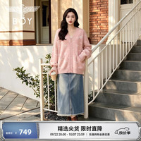 BOY LONDON 秋冬情侣满印针织开衫毛衣外套