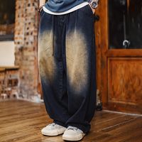 百亿补贴：马登 工装 美式复古水洗做旧脏脏牛仔裤