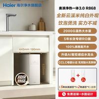海尔 麦浪净热一体3.0R868鲜活水净热一体净水器2000G温热大水量