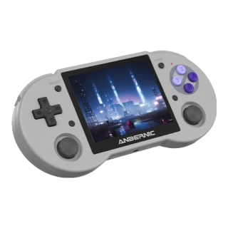 安伯尼克 RG353P Linux安卓双系统 灰色 256GB TF卡套装 掌上游戏机