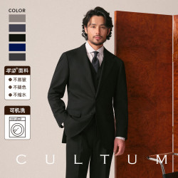 CULTUM 【可机洗免熨烫】男士西服外套