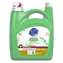 超能 植沐悦色洗衣液 5kg/瓶 绿色风铃草香氛