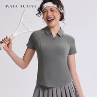 MAIA ACTIVE POLO领日常出行运动上衣吸湿速干短袖瑜伽T恤
