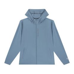 361° 休闲运动垂感轻薄风衣夏季新款柔顺高弹连帽户外运动长袖风