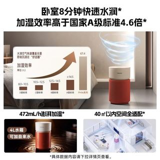 大宇无雾加湿器家用轻音大容量抑菌空气净化婴儿房间补水恒湿