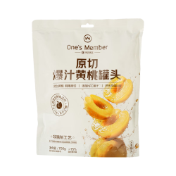 1号会员店 原切黄桃罐头 700g 独立小袋装