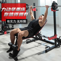 RIDO/力动TD45卧推架举重床多功能深蹲架健身器材练胸大肌一体架