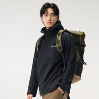 Columbia 软壳衣男24秋冬户外防风机织夹克外套 WE6885 010 L