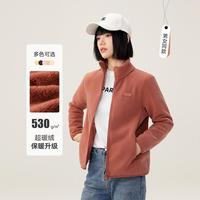 雪中飞 女式轻暖摇粒绒时尚短款百搭外套女士版型宽松不挑身