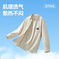 马克华菲 泡泡纱男士长袖衬衫外套