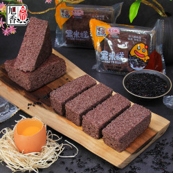 旭香斋 无蔗糖黑米糕75g 健康早餐下午茶糕点心零食