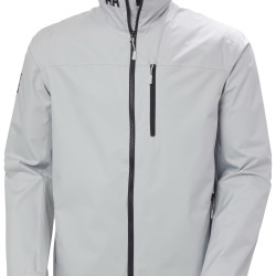 Helly Hansen 男士 运动保暖夹克 防水 Crew Jacket 2.0 853 Grey Fog Large