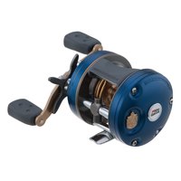 Abu Garcia C4-5600传统钓鱼卷轴渔轮4轴承蓝色纺车轮最大拉力16.8公斤