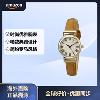 ANNE KLEIN 安妮克莱因（ANNE KLEIN） 安妮克莱因 女士罗马数字真皮石英手表