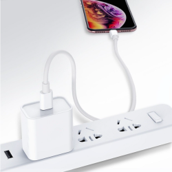 迈凯亚 苹果快充套装+PD20W快充头+苹果USB-C闪充线  单Lightning口 线充套装 20W
