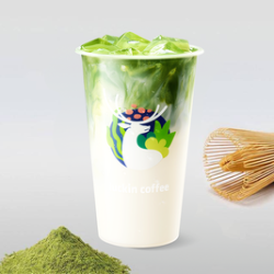 瑞幸咖啡 抹茶奶酪拿铁