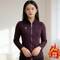 拉链加绒保暖朋克风拼接显瘦显气质