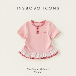 insbobo 女童长袖t恤2026秋装上衣新款好看童装宝宝衣服儿童打底衫