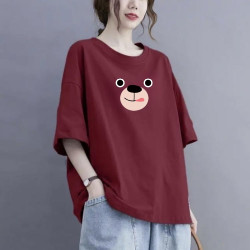 2026夏季新款短袖t恤女休闲时尚宽松大码纯棉体恤洋气减龄上衣潮