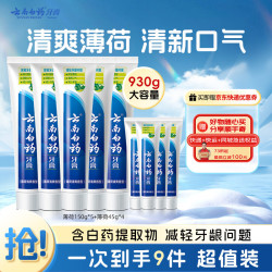 云南白药 牙膏经典系列薄荷味150g