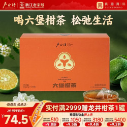 卢正浩 六堡柑茶独立包装袋泡茶叶绿茶小青柑80g共20袋