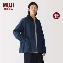 無印良品 MUJI 木棉混灯芯绒领夹克 26年秋季新品 AD0Y6C6A