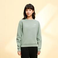 安踏 休闲卫衣女子春季针织潮流百搭宽松套头衫圆领上衣运动跑步通勤