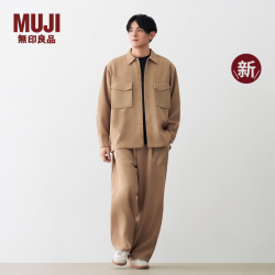無印良品 MUJI 提花华夫格长袖衬衫 26年秋季新品 AC24OA6A