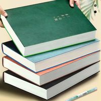 a4大笔记本超厚本416页加厚简约大号大学生考研网格记账记事厚本