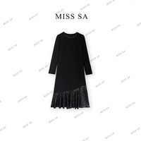 MISS SA秋冬新款重工钉珠亮片设计气质洋气百搭连衣裙 ZL25129832
