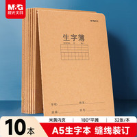 晨光 A5生字本 钢笔练字拼音田字格 10本 FA5360AH