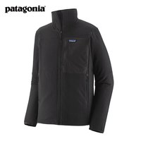 Patagonia 男士户外R2抓绒衣透气保暖抓绒夹克开衫外套TechFace 83627 BLK 抓绒摩擦易起球浮绒 S 164/175(CM) 60/69(KG)
