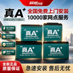 超威电池 超威（CHILWEE）电动车铅酸电池 石墨烯电动自行车电池换新 雅迪爱玛绿源电瓶车 48V20Ah(4只)