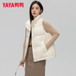鸭鸭羽绒服 鸭鸭时尚休闲轻薄短款羽绒服女2026新款洋气保暖轻便马甲外套