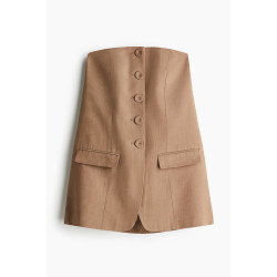 H&M HM女装吊带背心夏季时尚气质柔软舒适正面系扣抹胸上衣1274566