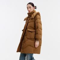 千仞岗 90鸭绒2026年女式羽绒宽松大口袋防寒百搭