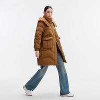 千仞岗 90鸭绒2026年女式羽绒宽松大口袋防寒百搭