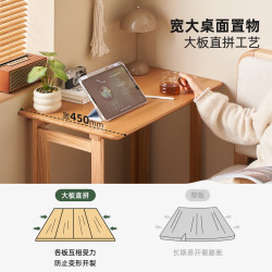 原始原素 实木书桌可折叠学习桌橡木简约书房写字桌学习桌A3163