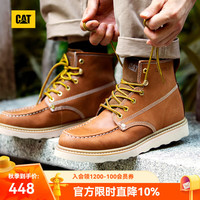 CAT 卡特（CAT）马丁靴工装靴子男鞋牛皮户外美式复古机车靴P721411M3EDC36