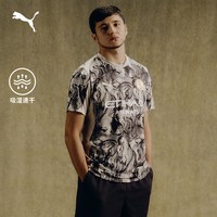 PUMA 马年曼城球迷版球衣足球短袖T恤男PUMA彪马运动上衣 785894