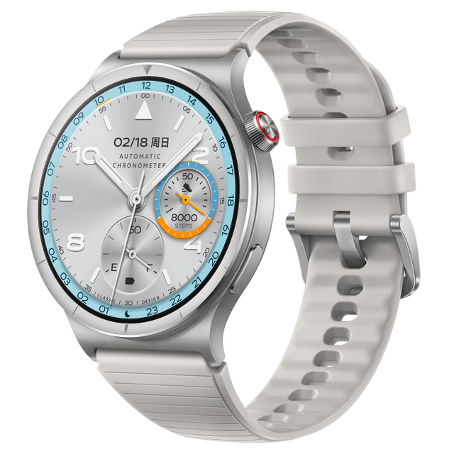 vivo WATCH 6 蓝牙版 智能手表 月光 蓝宝石玻璃表镜