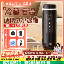 恩柏盛 便携冷藏杯 1L 旗舰数显调温+无噪音制冷+挎包