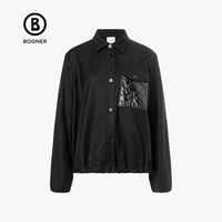 BOGNER 经典冬季女士休闲简约拼接上衣羊毛保暖外套3675696