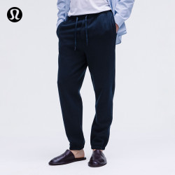 lululemon 丨Steady State 男士运动裤 *常规款*拉绒 LM5BBRS 海军蓝 L